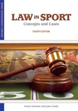 portada Law in Sport: Concepts and Cases (Sports Management Library) (in English)