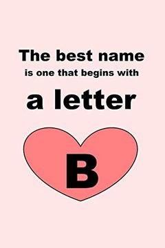 portada The Best Name is one That Begins With a Letter b (en Inglés)
