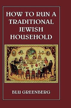 portada how to run a traditional jewish household (en Inglés)
