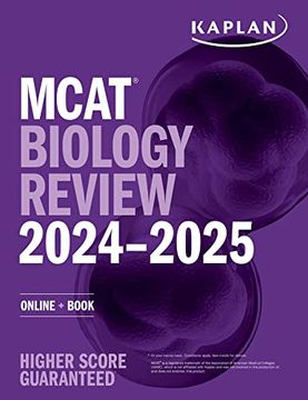 portada Mcat Biology Review 2024-2025: Online + Book (Kaplan Test Prep) (en Inglés)
