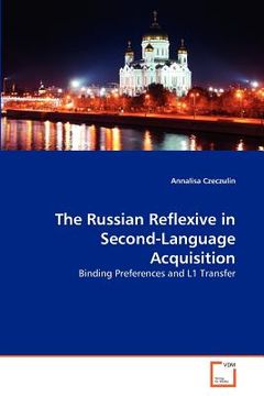 portada the russian reflexive in second-language acquisition (en Inglés)