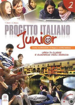 portada Progetto Italiano Junior 2 Libro di Classe e Quaderno Degli Esercizi C/Cd Audio (en Italiano)