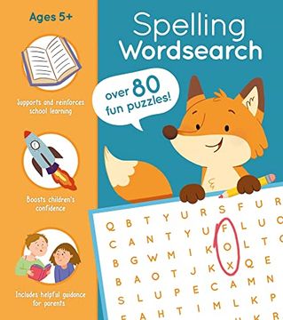 portada Spelling Wordsearch: Over 80 fun Puzzles! 