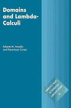 portada Domains and Lambda Calculi (Cambridge Tracts in Theoretical Computer Science) (en Inglés)