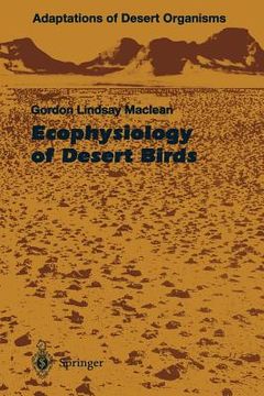 portada ecophysiology of desert birds (en Inglés)