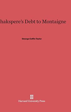 portada Shakspere's Debt to Montaigne 