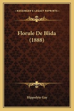 portada Florule De Blida (1888) (in French)