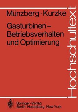portada Gasturbinen -- Betriebsverhalten Und Optimierung (en Alemán)