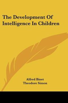 portada the development of intelligence in children (en Inglés)