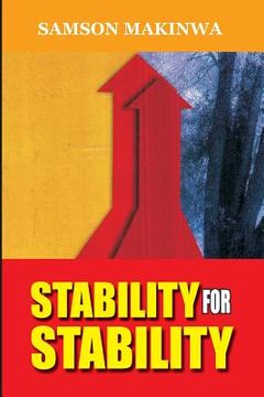 portada Stability For Stability (in English)