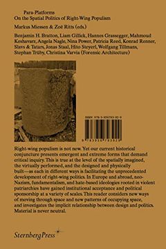 portada Para-Platforms - on the Spatial Politics of Right-Wing Populism (Sternberg Press) 