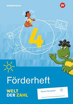 portada Welt der Zahl - Allgemeine Ausgabe 2021: Förderarbeitsheft 4 (en Alemán)