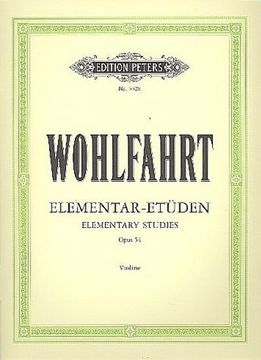 portada 40 Elementary Studies Op. 54 for Violin (en Inglés)
