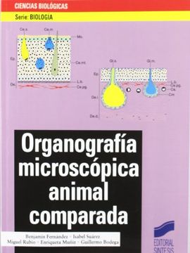 portada Organografía Microscópica Animal Comparada