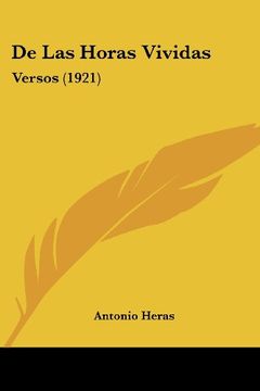 portada De las Horas Vividas: Versos (1921)