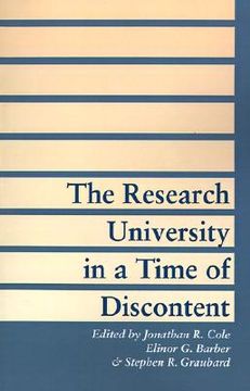 portada the research university in a time of discontent (en Inglés)