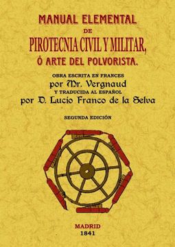 portada Manual Elemental de Pirotecnia Civil y Militar