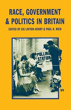 portada Race, Government and Politics in Britain (en Inglés)