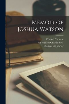 portada Memoir of Joshua Watson (en Inglés)