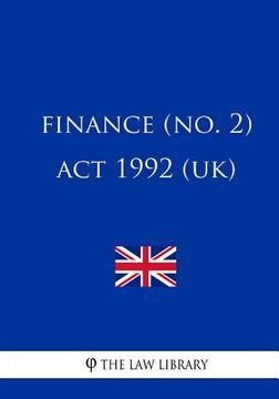 portada Finance (No. 2) Act 1992 (en Inglés)