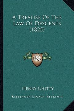 portada a treatise of the law of descents (1825)