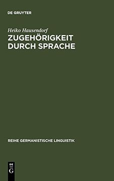 portada Zugehörigkeit Durch Sprache (en Alemán)