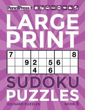 portada Large Print Sudoku Puzzles Book 5 (en Inglés)