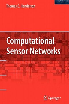 portada computational sensor networks (en Inglés)
