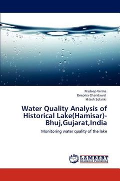 portada water quality analysis of historical lake(hamisar)- bhuj, gujarat, india (en Inglés)