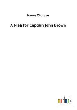 portada A Plea for Captain John Brown