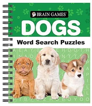 portada Brain Games - Dogs Word Search Puzzles (en Inglés)