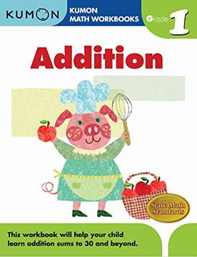 portada Grade 1 Addition (Kumon Math Workbooks) (en Inglés)