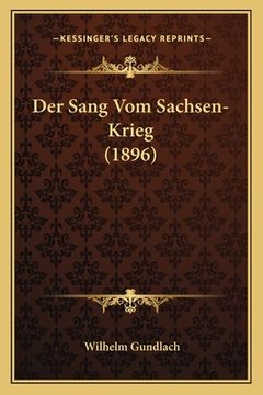 portada Der Sang Vom Sachsen-Krieg (1896)