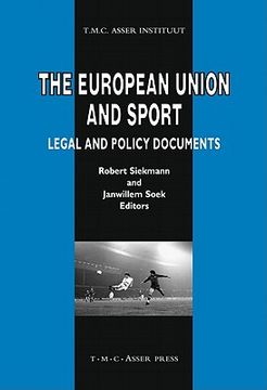 portada the european union and sport: legal and policy documents