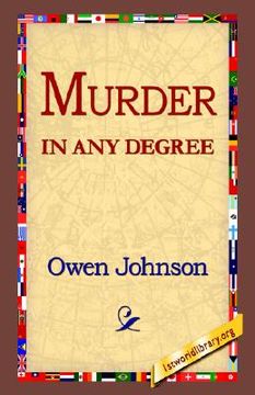 portada murder in any degree (in English)