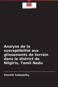 portada Analyse de la susceptibilité aux glissements de terrain dans le district de Nilgiris, Tamil Nadu