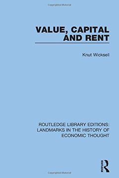 portada Value, Capital and Rent (en Inglés)