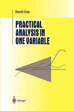 portada practical analysis in one variable (en Inglés)