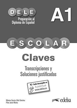 portada Preparación al Dele Escolar a1. Libro de Claves y Trancripciones (in Spanish)