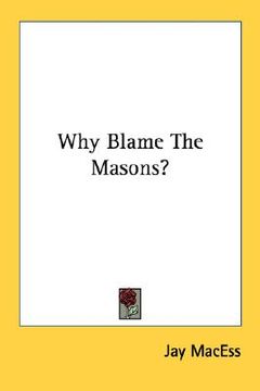 portada why blame the masons? (en Inglés)