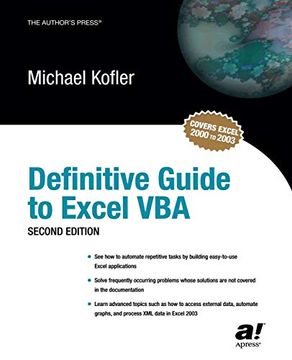 portada Definitive Guide to Excel vba (Definitive Guides (Paperback)) (in English)