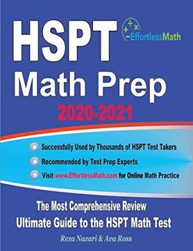 portada Hspt Math Prep 2020-2021: The Most Comprehensive Review and Ultimate Guide to the Hspt Math Test 