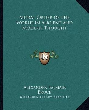 portada moral order of the world in ancient and modern thought