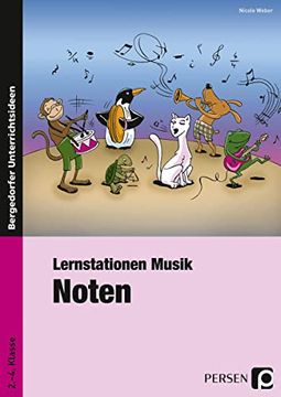 portada Lernstation Musik: Noten: 1. Bis 4. Klasse (en Alemán)