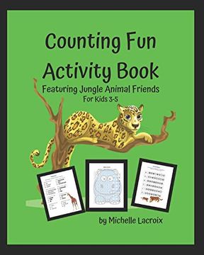 portada Counting fun Activity Book: Featuring Jungle Animal Friends for Kids 3-5 (en Inglés)