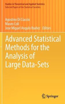 portada advanced statistical methods for the analysis of large data-sets