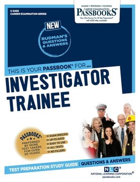 portada Investigator Trainee (C-3456): Passbooks Study Guide
