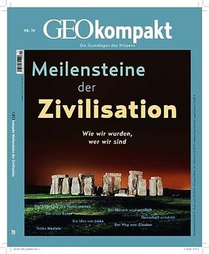portada Geokompakt 70/2022 - Meilensteine der Zivilisation (en Alemán)