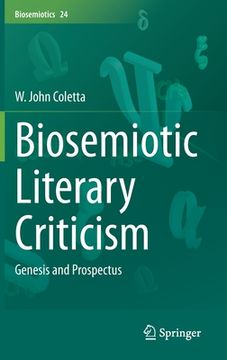 portada Biosemiotic Literary Criticism: Genesis and Prospectus (en Inglés)