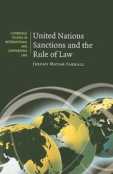 portada United Nations Sanctions and the Rule of Law: Uk & de Sales Discount to Load. New Files Please Swap With Current Files (Cambridge Studies in International and Comparative Law) 